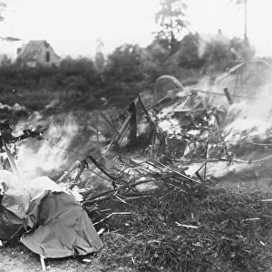 British Sopwith triplane crash, Passchendaele, WW1
