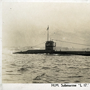 British submarine HMS L17