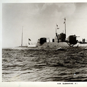 British submarine HMS X1