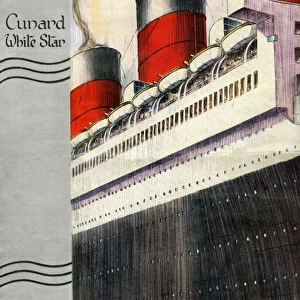Brochure for the Cunard White Star Liner RMS Queen Mary