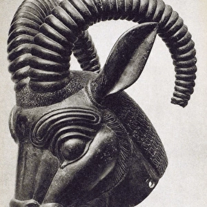 Bronze Ibex Head - Achaemenid, Persia 6th-5th century BC