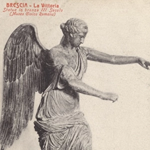 Bronze Statue - Vittoria Alata - Brescia, Italy