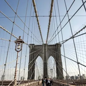 The Brooklyn Bridge in New York The Brooklyn Bridge in New York