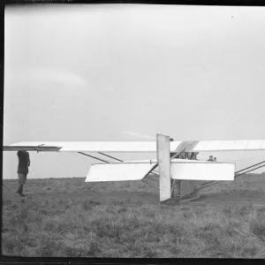 Brown 1931 Southdown Skysailer towed back to launch point