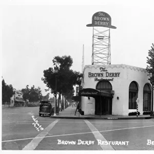 Brown Derby Restaurant, Beverly Hills, California, USA