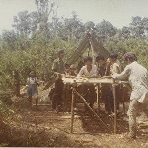 Brunei scouts at camp