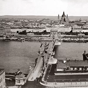 Budapest, Hungary, circa 1890. Date: circa 1890