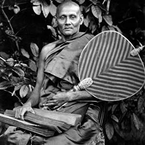 Buddhist priest, Ceylon (Sri Lanka)