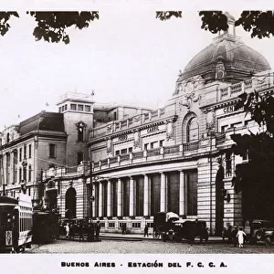 Buenos Aires - Station of the The Central Argentine Railway