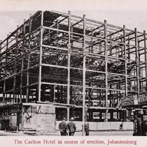 Building the Carlton Hotel, Johannesburg, South Africa