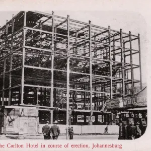 Building the Carlton Hotel, Johannesburg, South Africa