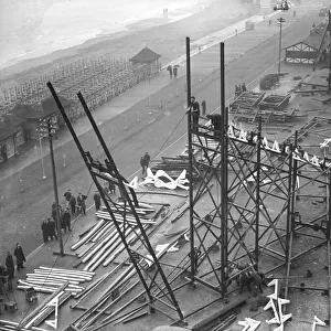 Building a wooden Rollercoaster - Ramsgate Seafront