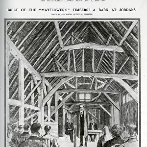 Built of the Mayflowers timbers? A barn at Jordan s