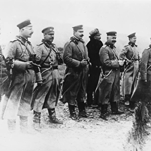 Bulgarian officers in Serbia 1915