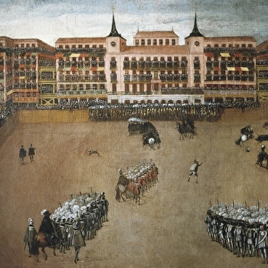 Bullfight in the Plaza Mayor (Main Square) of