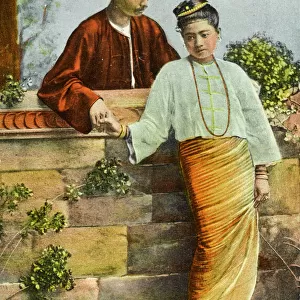 Burma (Myanmar) - Traditional Costume (3 / 4)