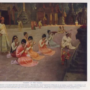 Burmese Worshippers