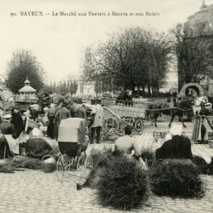 The Butter, Brooms and Basket Market, Bayeux, France