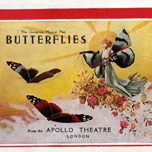 Butterflies, musical play from the Apollo Theatre, London