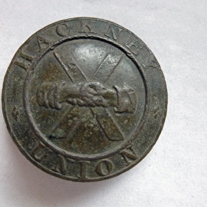 Button from Hackney Union Workhouse, London
