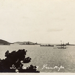 Buyukada, Turkey - The British Fleet off the Islands
