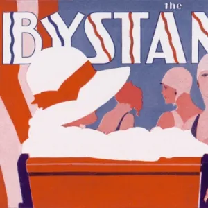 The Bystander masthead by Tony Castle, 1930