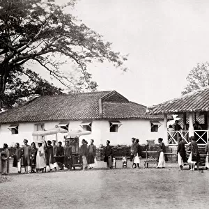 c. 1870s Indochina (Vietnam Laos Cambodia) wedding procession