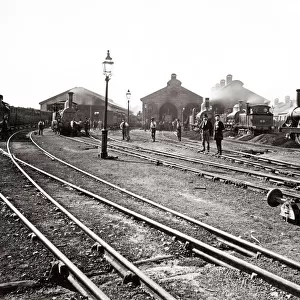 c. 1880s Australia - the train station Sydney