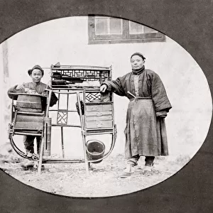 c. 1880s China - street food stall