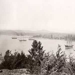 c. 1880s Cole Island, Magazine Island, Esquimalt, BC Canada