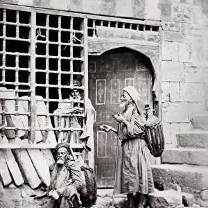 c. 1880s Egypt Cairo -water carriers porters