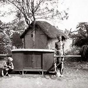 c. 1880s India carrying chair or palanquin