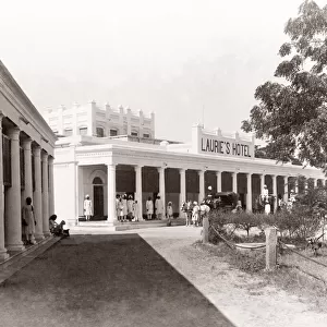 c. 1880s India- Lauries hotel Agra