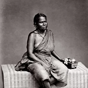 c. 1880s Keling or Kling woman - SE Asia