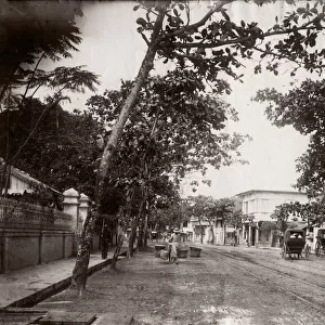 c. 1880s South East Asia - Philippines - Manila street scene