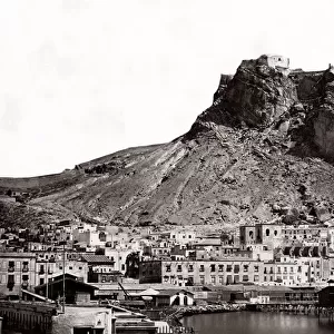c. 1880s Spain - the castle at Alicante
