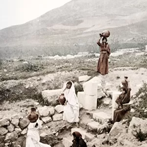 c. 1890s Israel Palestine - the well of the Good Samaritan