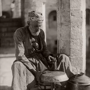 c. 1900 holy Land Palestine Israel -coppersmith Jerusalem