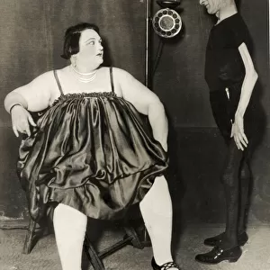 c. 1920s - Madame Alice fat lady performer