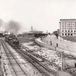 c. 1930 Hong Kong - railway and train