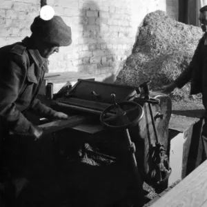 Cabinet makers, Shoreditch, London 1940s