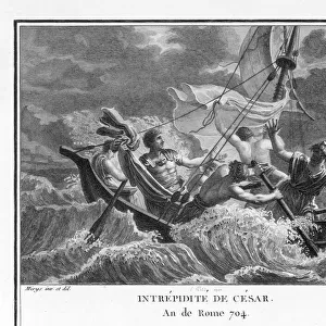 Caesar in a Storm at Sea
