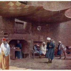 Cafe in Cairo 1904