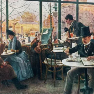 Cafe Josty Scene 1890