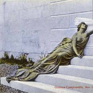 Calcagno family monument, Staglieno Cemetery, Genoa, Italy