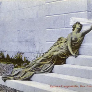 Calcagno family monument, Staglieno Cemetery, Genoa, Italy