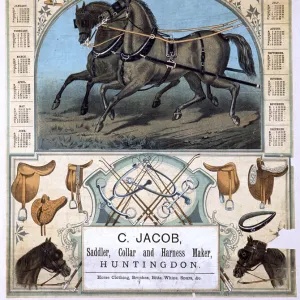 Calendar, C Jacob, Saddler, Huntingdon