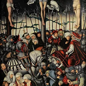 The Calvary. Painting by Lucas Cranach the Elder (1472-1553)