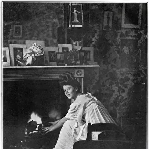 Camille Clifford at home