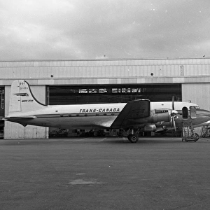 Canadair DC-4M-2 North Star CF-TFN ex TCA Panshanger